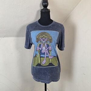 ☆Rare☆ Faded Pink Panther King Tut Shirt  Size S